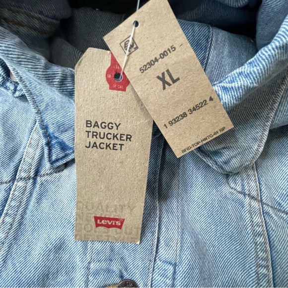 Levi’s Baggy Trucker Jacket Size XL - Picture 8 of 16